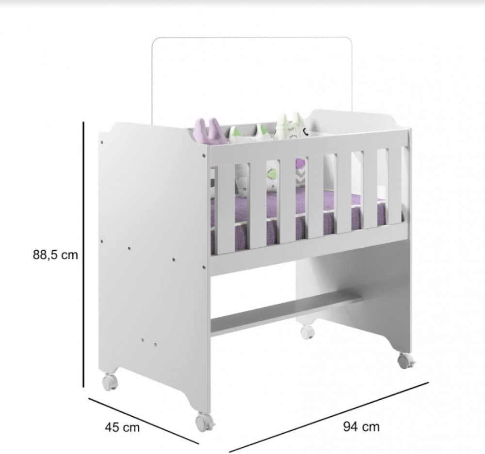 Mini Berço com Colchão Tigus Branco
