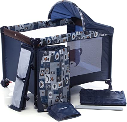 Berço Portátil Funny, Voyage, Azul