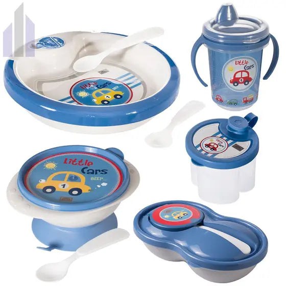 Kit Prato Térmico Tigela Dosador Pote Papinha Copo Carrinhos - Plasútil