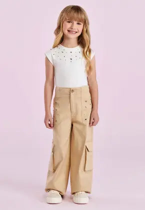 Conjunto Infantil Petit Cherie Bege