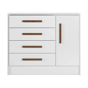 Jogo de Quarto para Bebê Completo Floc com Rodízios Branco - MoveisAqui