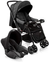 Travel System Reverse, Cosco, Preto Rajado