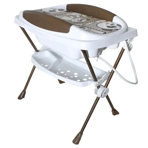 Banheira Para Bebe Banho Premium Com Suporte e trocador 20 Litros Panda - Galzerano