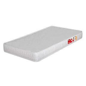 Berço Cômoda com Cantoneira 101 com Colchão e Cômoda Infantil 103 Doce Sonho Branco Rosa Brilho Qmovi