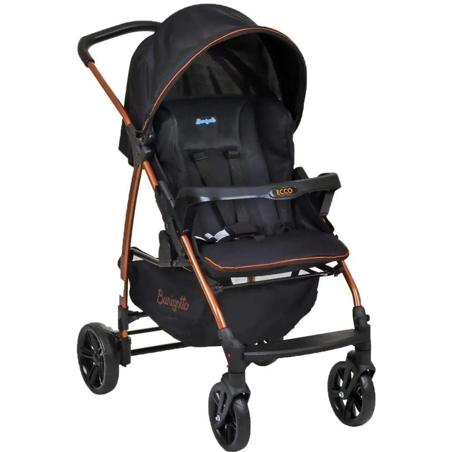 Carrinho travel system ecco + bebe conforto e base - burigotto - BURIGOTTO