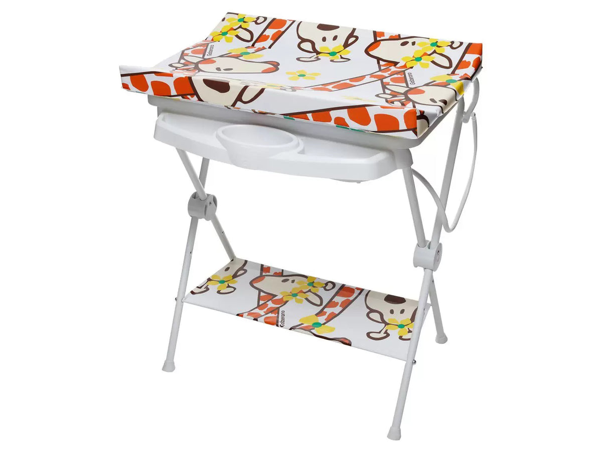 Banheira de Bebê Galzerano com Trocador - Luxo Girafas